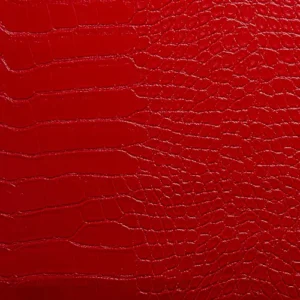 Red Prime Time Faux Leather